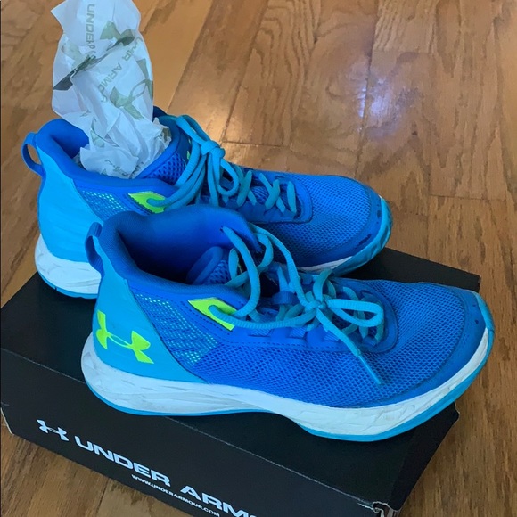 Under Armour Other - UNDER ARMOUR Boys Blue Circuit/Alpine/High Tops